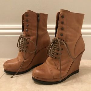 Vince Camuto Desert Distressed Nubuck Bootie